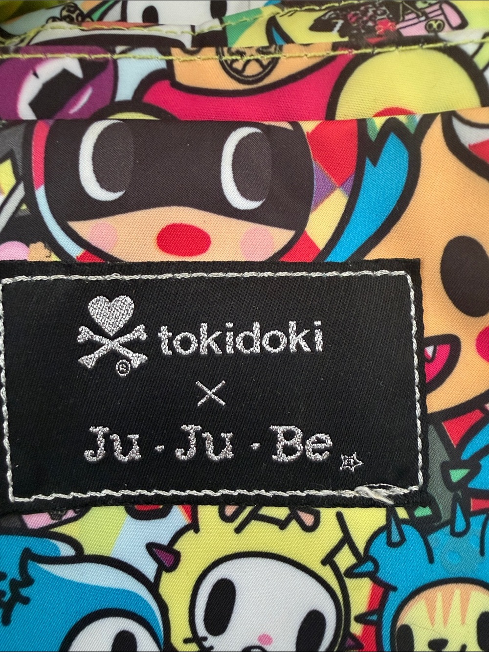 tokidoki Ju-Ju-Be Multicolor Cartoon Print Baby Bag - Picture 2 of 12